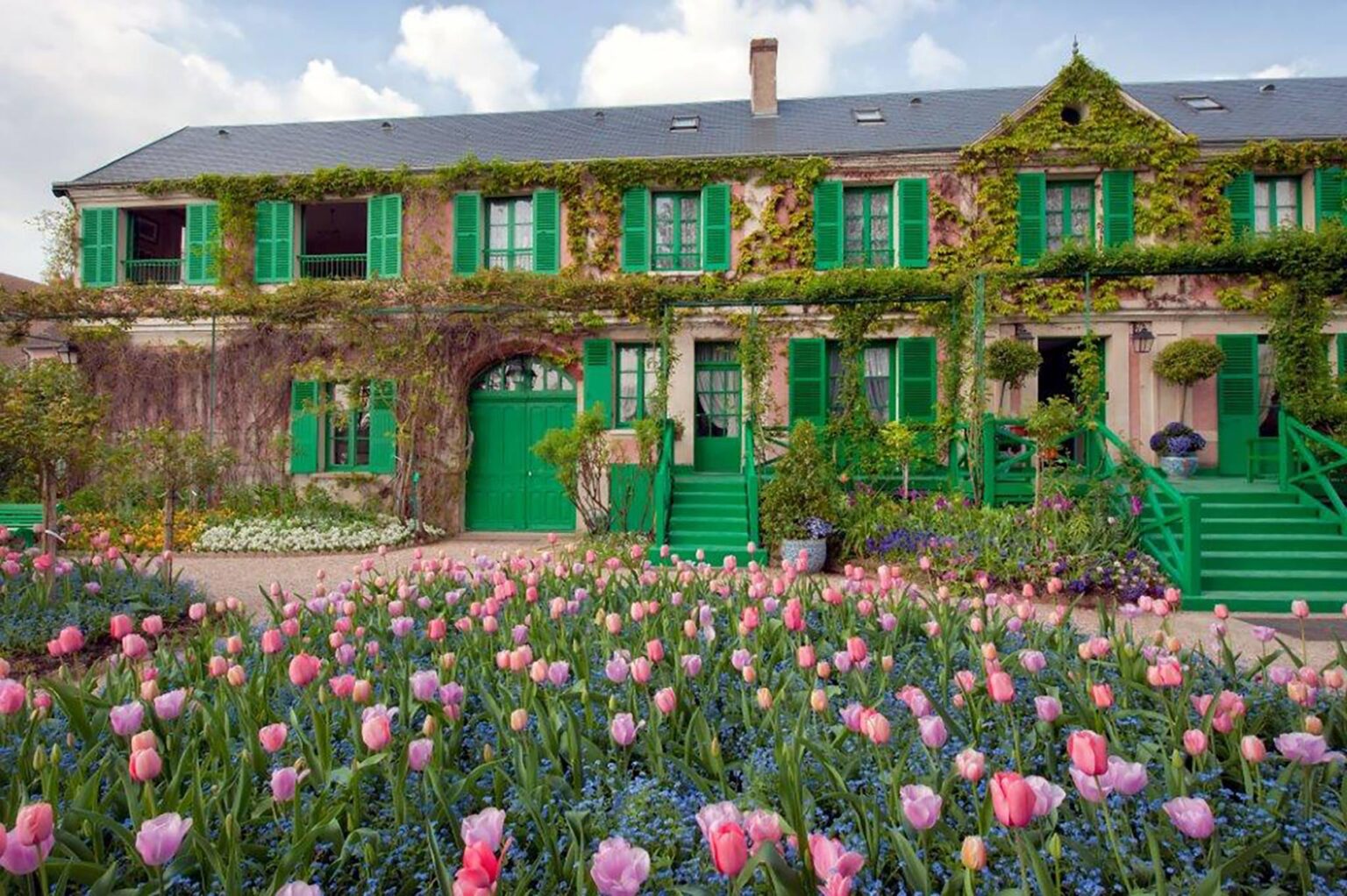 Claude la sua casa e il suo giardino a Giverny